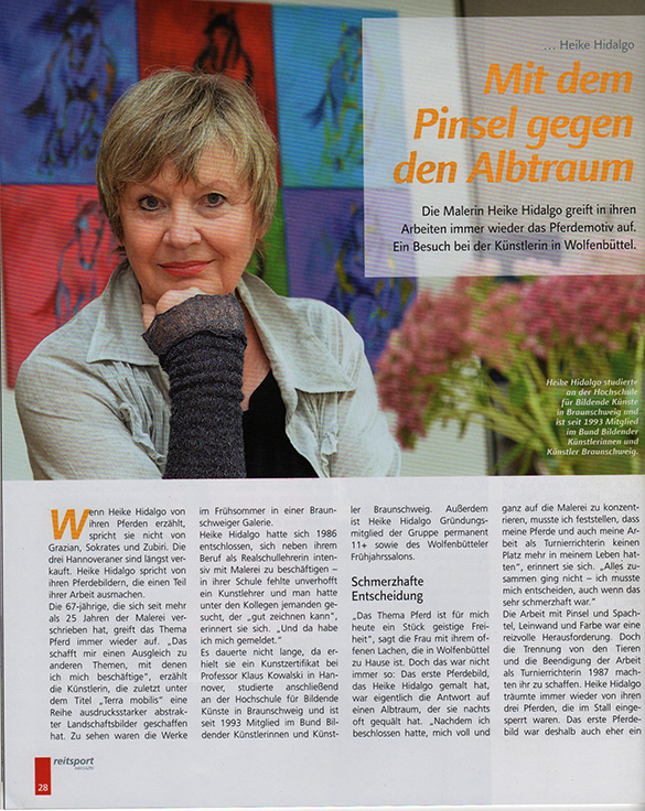 Artikel im Reitsportmagazin